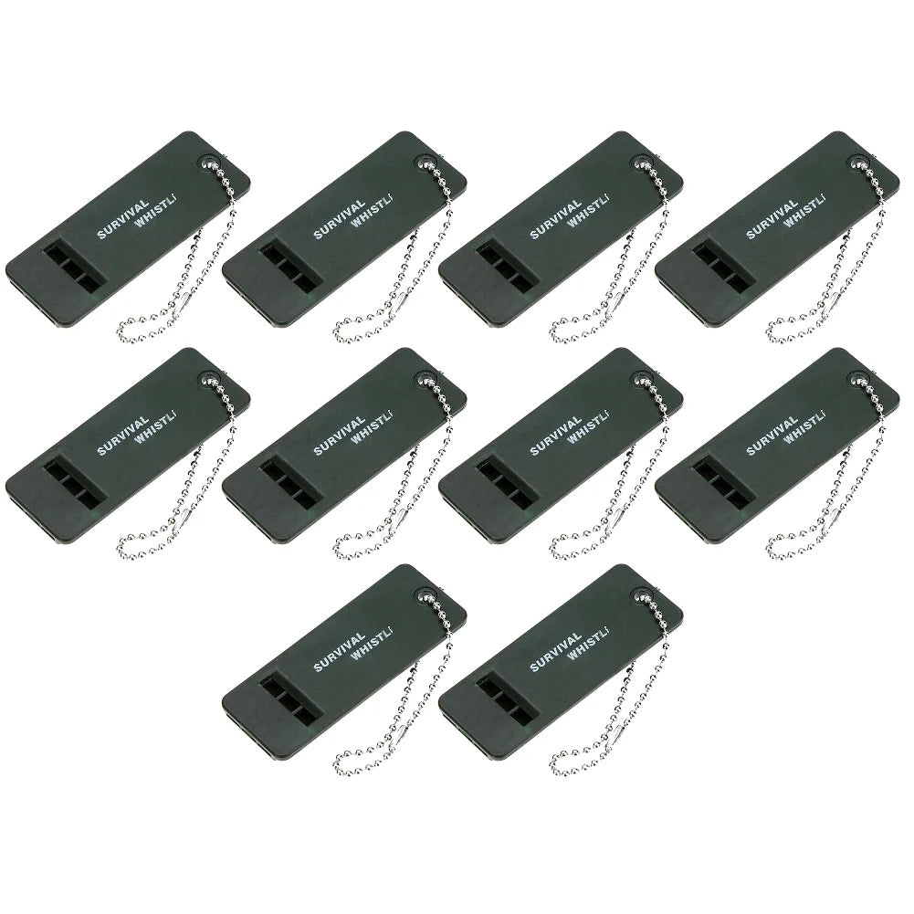 High Decibel 3-Frequency Survival Whistle – Emergency Tool for Hiking, Camping, Hunting
